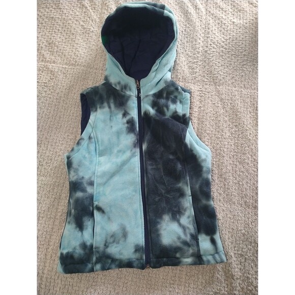 Be Boundless Tie Dye Puffer Reversible Vest Size Small Boho Cozy - Picture 1 of 11